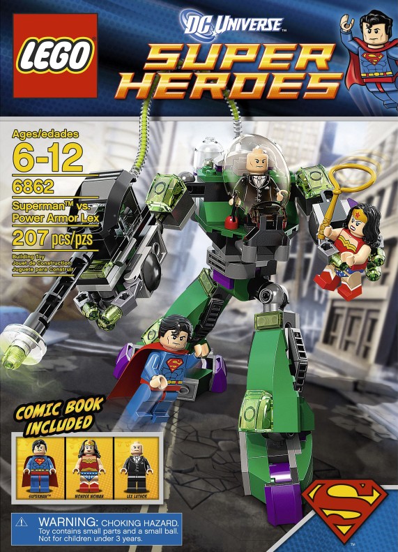 Lego DC Super Heroes Superman vs. Power Armor Lex 6862